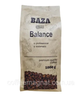Кава в зернах Baza Balance: Гармонія смаку та бадьорості Купаж 70/30